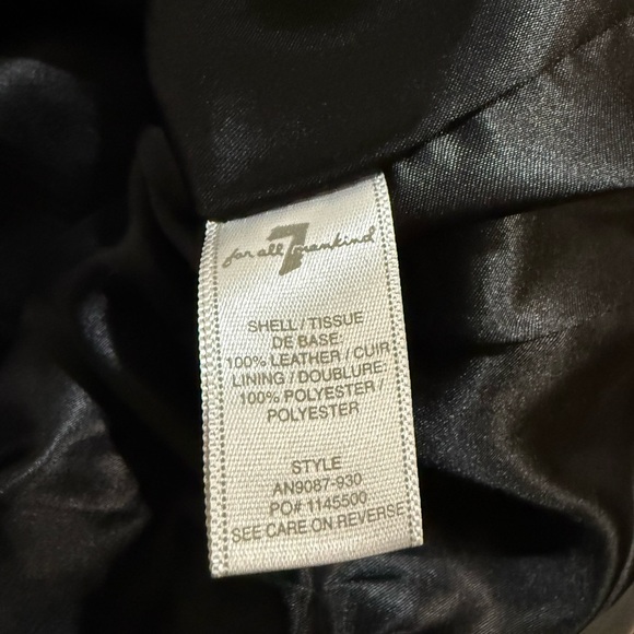 7 For All Mankind Black Blazer - Picture 4 of 4